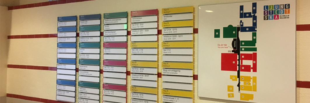 Skyltning av skolor och offentliga lokaler Skyltning av skolor och offentliga lokaler