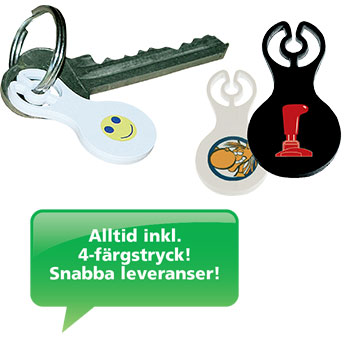 Kundvagnspolletter med tryck