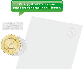 Vitprägling-etiketter